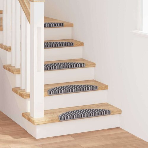 vidaXL Samoljepljivi stepenasti ulošci 15 pcs Siva 56 x 17 x 3 cm Cene