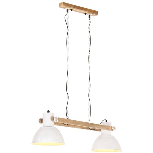 vidaXL Industrijska viseča svetilka 25 W bela 109 cm E27 Cene