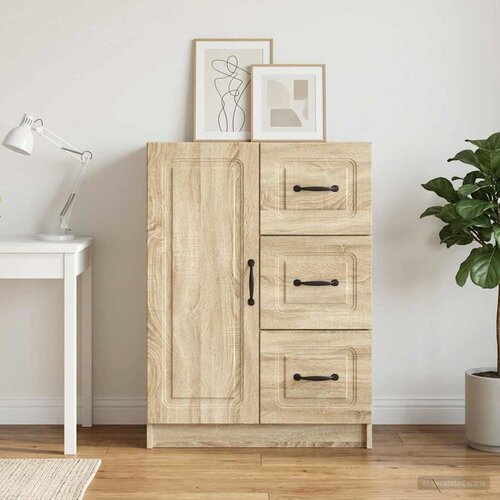  Kreveta Hrast sonoma 66 x 34,5 x 87 cm Konstruirano drvo Slike
