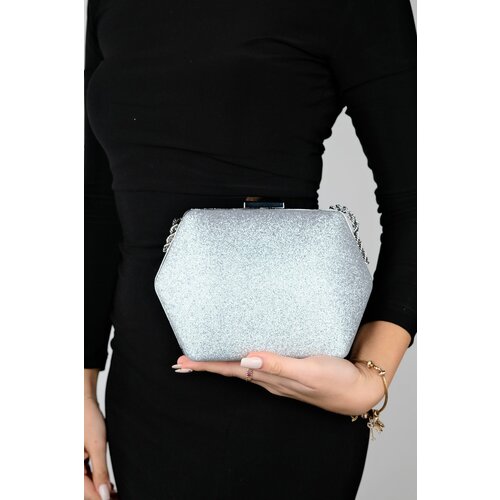 LuviShoes Silver Sand Glitter Women's Hand Bag Slike