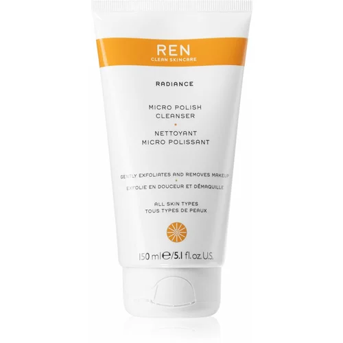 REN Clean Skincare radiance micro polish gel za čišćenje lica za sve vrste kože 150 ml za žene