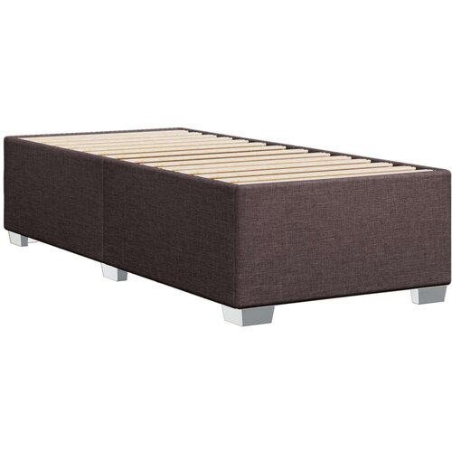 vidaXL Posteljni okvir temno rjav 100x200 cm blago Cene