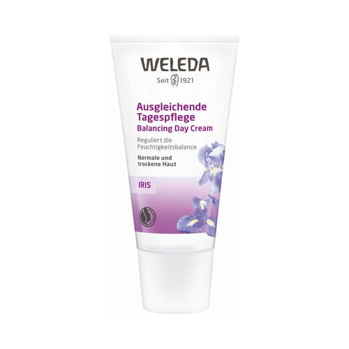 Weleda Iris Hydrating Day vlažilna krema z irisom za suho kožo 30 ml za ženske Slike