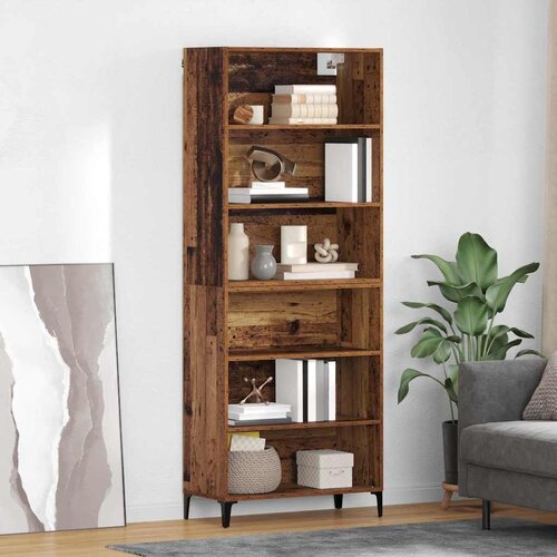  Highboard Staro drvo 69,5 x 34 x 180 cm Konstruirano drvo Cijene