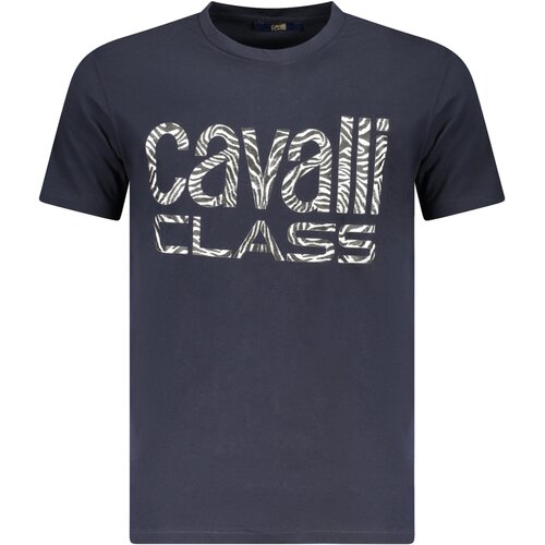 Cavalli Class SHORT SLEEVE T-SHIRT MEN BLUE Cene