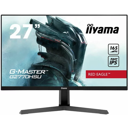 Iiyama monitor G-Master G2770HSU-B1 Gaming, 27 FullHD IPS 250 cd/m2, AMD FreeSync Premium, DP, HDMI, 0.8ms, 165HzID: EK000588133