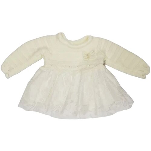 Vrabac Haljina za bebe 90060, Bela Slike
