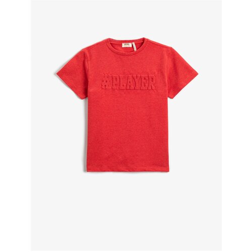 Koton Motto Printed Short Sleeve T-Shirt Cene