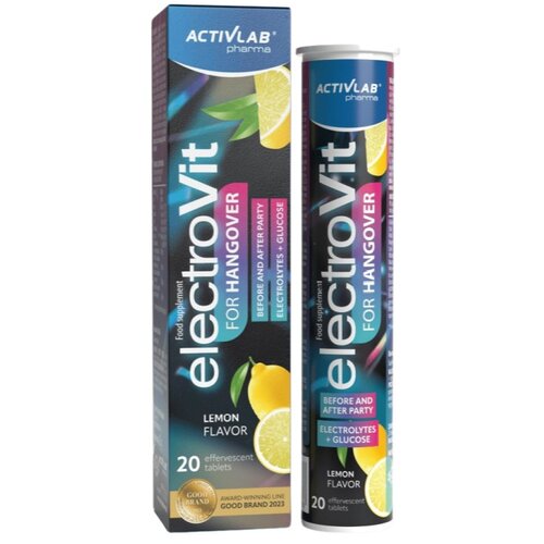 ACTIVLAB ElectroVit proti mačku (hangover) Pharma (20 &scaron;umečih tablet) Cene