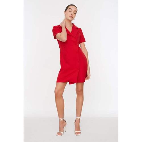 Trendyol Red Jacket Dress Slike