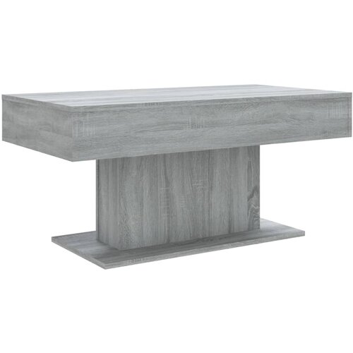 Maison Chic Klubska mizica - kavna mizica - Nizka mizica siva sonoma 96x50x45 cm konstruiran les, (21753374) Slike