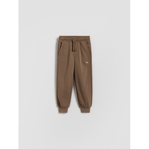 Reserved Pamučne jogger hlače - smeđi Cene