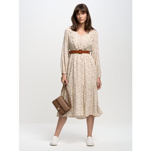 Big Star Woman&amp;#039;s Dress 340168 Gold 800 Slike