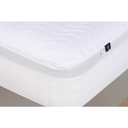 quilted alez (160 x 200) white double bed protector Slike