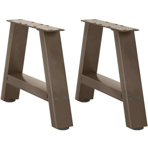  Noge za klub stolić A-oblika 2 kom 30 x (30-31) cm čelik - Prirodna 30 x (30-31) cm 1 Slike