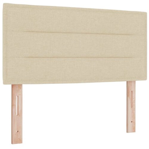  Boxspring krevet s madracem Krem 100 x 200 cm Tkanina - Krem 100 x 200 cm Dizajn linija Slike