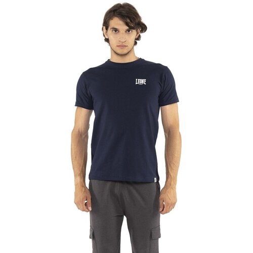 Leone 1947 Majice s kratkimi rokavi Man T-Shirt Short Sleeves Small Logo Modra Cene