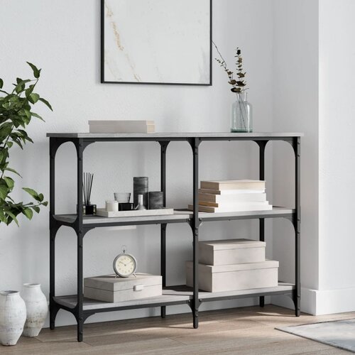 The Living Store Konzolna mizica siva sonoma 100x29x75 cm inženirski les - Konzolna Mizica, (21573747) Cene