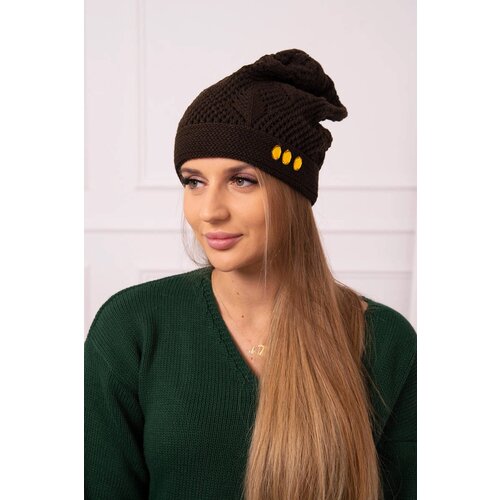 Kesi Women's cap Maryna K407 brown Cijene