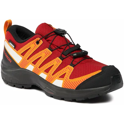 Salomon Trekking čevlji Xa Pro V8 Clima™ Waterproof L47283800 Rdeča
