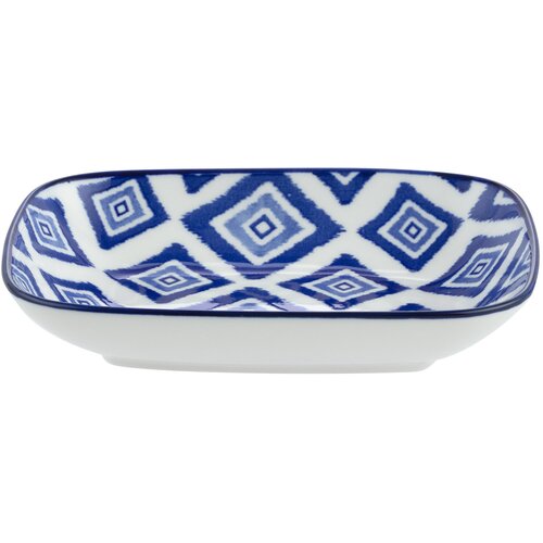 Madame coco Reve Bleu Činija za serviranje, 17.5x12.5cm, Plavo-beli Cene