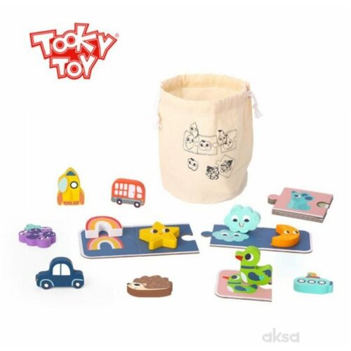 Tooky Toy taktilna igra memorije Slike