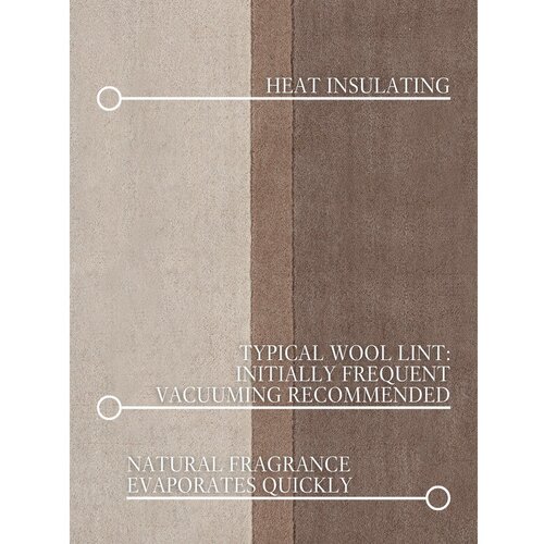 Villeroy Boch Rjava/kremno bela volnena preproga 200x290 cm Rowan &amp;ndash; Slike