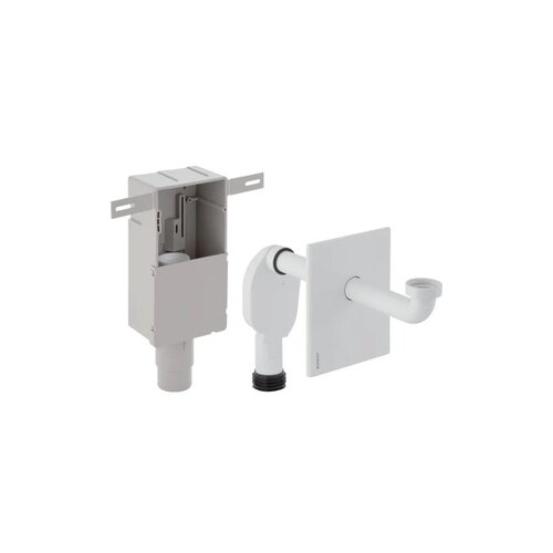 Geberit 151.120.11.1 ugradni sifon za umivaonike, sa ugradnim kucistem i setom za finu montažu, horizontalni odvod: d50-56mm G1 1/4` d1=32mm alpsko bela Cene