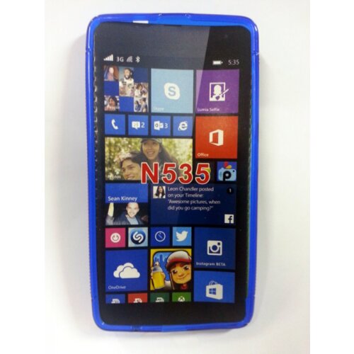  S silikonski ovitek Nokia LUMIA 535 moder Cene