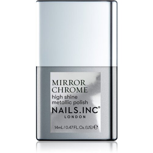 Nails Inc. Mirror Chrome lak za nohte z visokim sijajem odtenek Silver Served 14 ml Cene