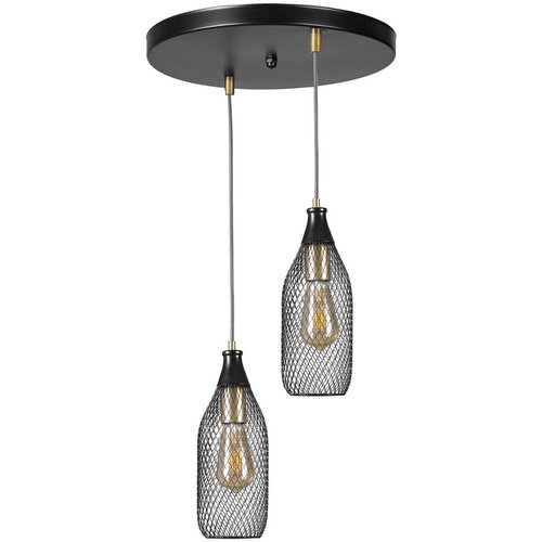 Opviq rio 8714-2 black chandelier Slike