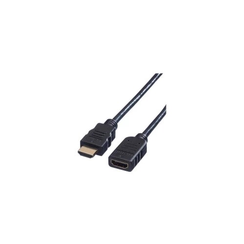 Value HDMI produžetak HDMI A utikač, HDMI A utičnica 3.00 m crna 11.99.5576 sa zaštitom HDMI kabel Cijene