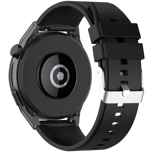 AVIZAR Pa&scaron;?ek za Huawei Watch GT Runner, oja?an silikon s srebrno zaponko - ?rn, (5000039284) Cene