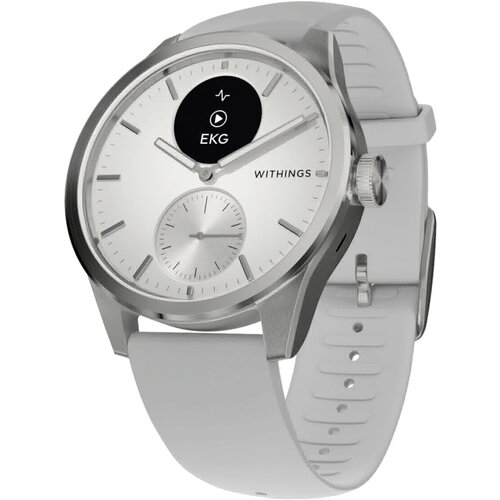 Withings Povezana ura ScanWatch 2 Hybrid Edition s sledilnikom zdravstvenega stanja 42 mm, Bela, (5000039212) Cene