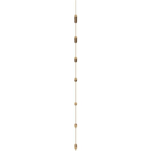 VidaXL Zidni ukrasi u obliku ljestava 2 kom 30x100 cm prirodne grane Slike