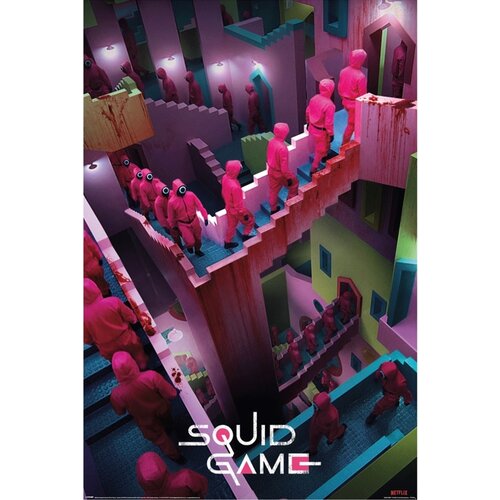 Grupo PLAKAT EL JUEGO DEL CALAMAR NORE STOPNICE, (20837512) Cene