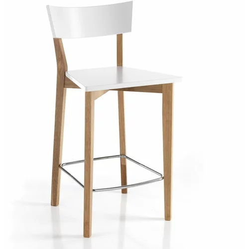 Tomasucci Bijele/u prirodnoj boji barske stolice u setu 2 kom 94 cm –