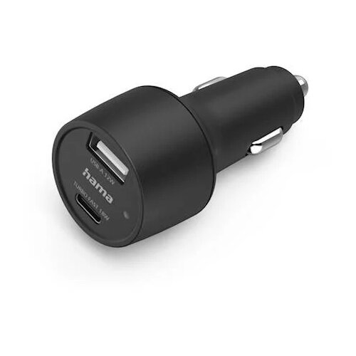  Punjac za auto HAMA 30W USB-C + USB-A Crni Cene