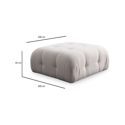 Atelier Del Sofa tabure amaris pouffe white Cene