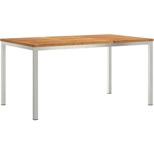 vidaXL vanjski blagovaonski stol 150x90x75 cm od masivnog bagremovog drveta Cijene