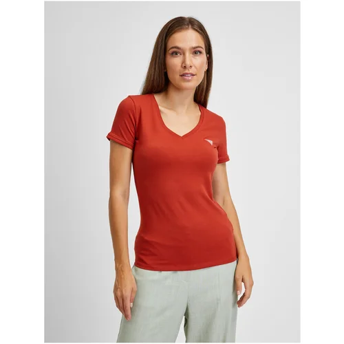 Guess Red Women's T-Shirt - Women