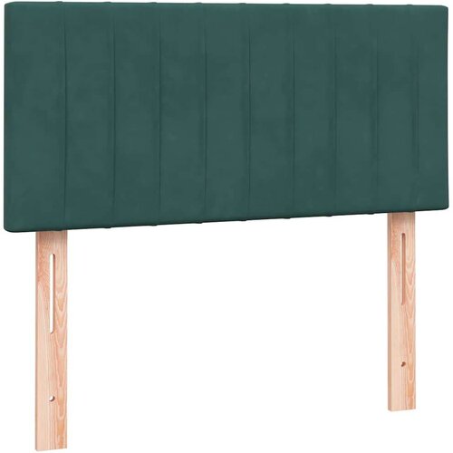 Box Spring krevet s madracem tamnozeleni 80x220 cm bar&amp;scaron;un Slike