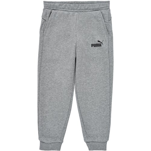 Puma Spodnji deli trenirke ESSENTIAL SLIM PANT Siva Slike