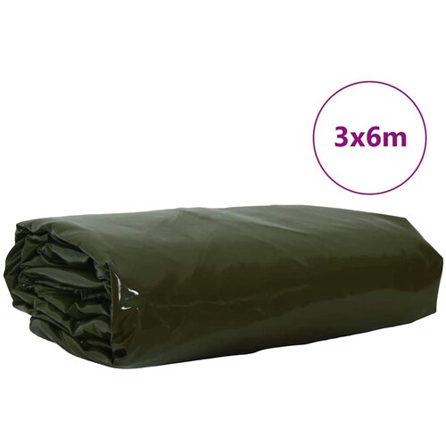  650g / m&amp;sup2; Maslinasto zelena 3 x 6 m Platno s PVC premazom Slike