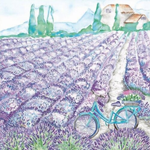  salveta za dekupaž lavender view - 1 kom Cene