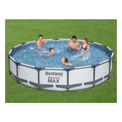 Bestway bazen 427x84 cm steel pro max 56595 Cene