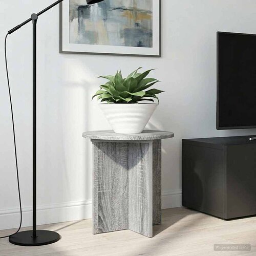  Stalak za biljke 2 pcs Siva sonoma 40 x 40 x 40 cm Slike