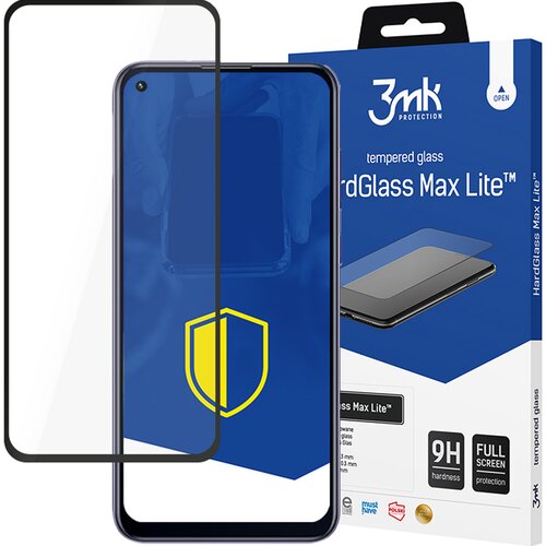 3mk SAMSUNG GALAXY M11 BLACK - HARDGLASS MAX LITE, (22002131) Slike