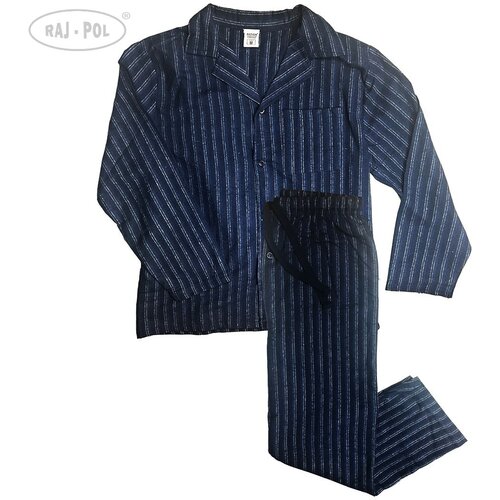 Raj-Pol Man's Pyjamas Flannel Navy Blue Slike