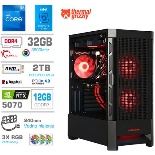 MEGA gaming namizni računalnik MT S8 i7-12700K/32GB/2TB SSD/RTX 5070/črna Slike